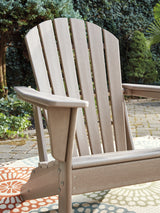 Sundown Treasure Grayish Brown Adirondack Chair from Ashley - Luna Furniture