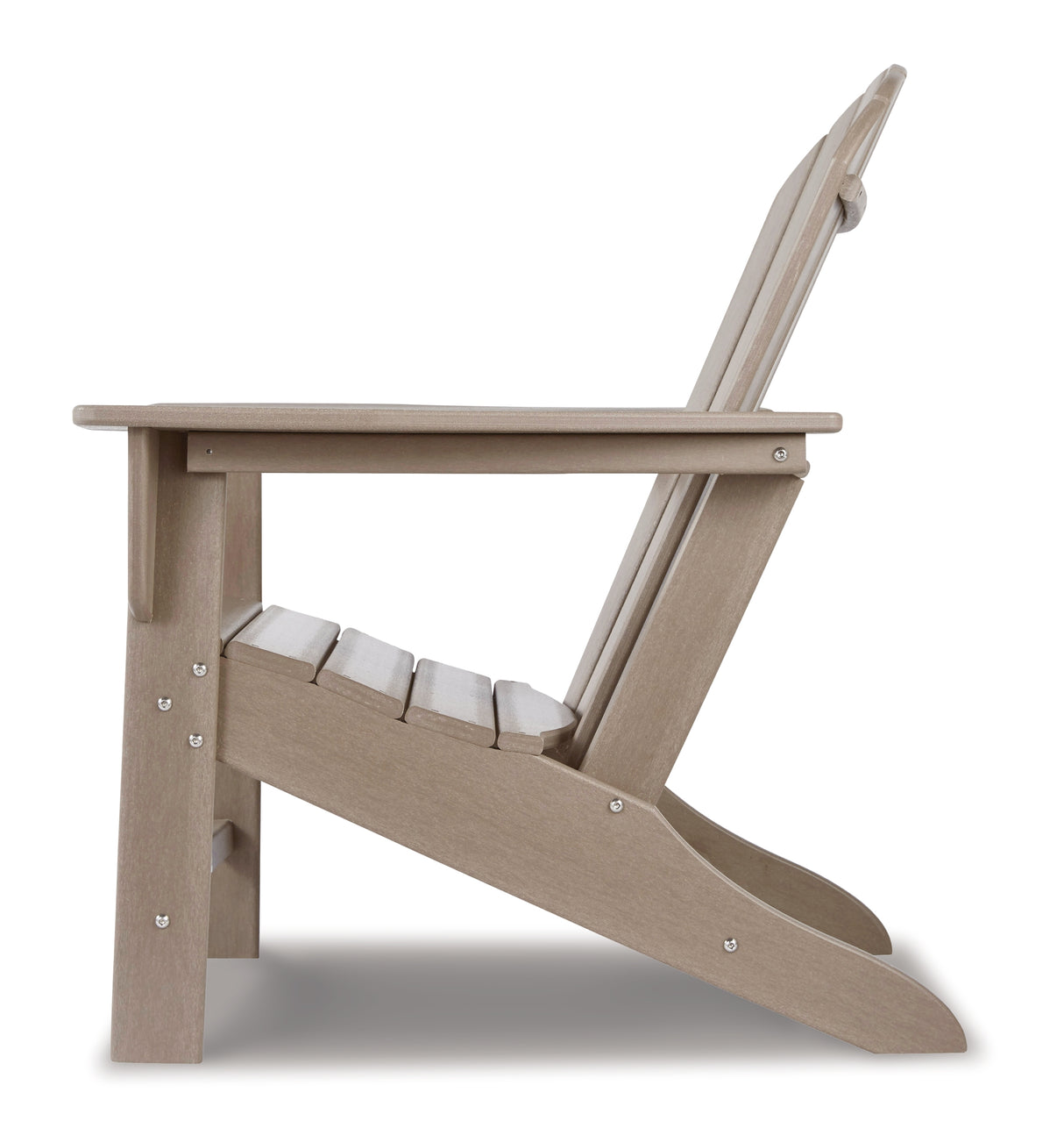 Sundown Treasure Grayish Brown Adirondack Chair from Ashley - Luna Furniture