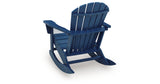 Sundown Shores Blue Outdoor Rocking Chair from Ashley Furniture - Luna Furniture