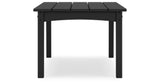 Hyland wave Black Outdoor Coffee Table from Ashley Furniture - Luna Furniture