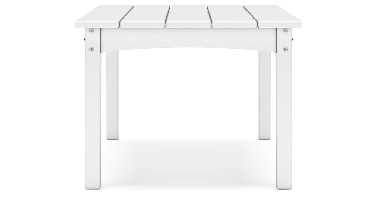 Hyland wave White Outdoor Coffee Table from Ashley Furniture - Luna Furniture