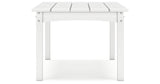 Hyland wave White Outdoor Coffee Table from Ashley Furniture - Luna Furniture