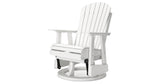 Hyland wave White Outdoor Swivel Glider Chair from Ashley Furniture - Luna Furniture