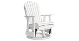Hyland wave White Outdoor Swivel Glider Chair from Ashley Furniture - Luna Furniture