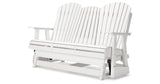 Hyland wave White Outdoor Glider Loveseat from Ashley Furniture - Luna Furniture