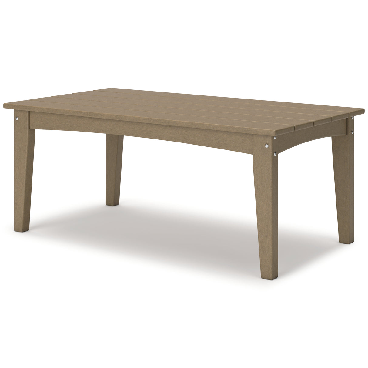 Hyland Wave Driftwood Outdoor Coffee Table from Ashley Furniture - Luna Furniture