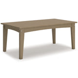 Hyland Wave Driftwood Outdoor Coffee Table from Ashley Furniture - Luna Furniture