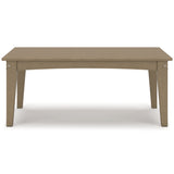 Hyland Wave Driftwood Outdoor Coffee Table from Ashley Furniture - Luna Furniture