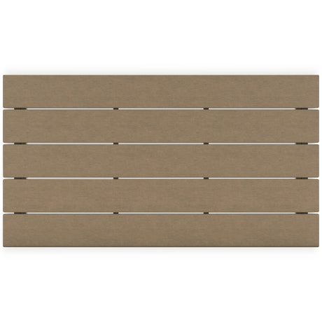 Hyland Wave Driftwood Outdoor Coffee Table from Ashley Furniture - Luna Furniture