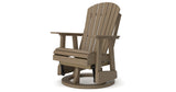 Hyland wave Driftwood Outdoor Swivel Glider Chair from Ashley Furniture - Luna Furniture