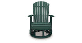 Shell Beach Green Outdoor Swivel Glider Chair from Ashley Furniture - Luna Furniture