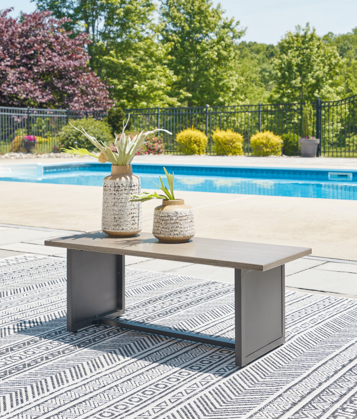 Bree Zee Brown 8-Piece Outdoor Modular Seating from Ashley - Luna Furniture