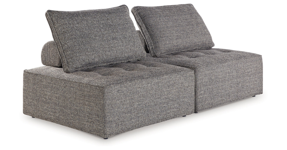 Bree Zee Brown 2-Piece Outdoor Sectional from Ashley - Luna Furniture