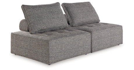 Bree Zee Brown 2-Piece Outdoor Sectional from Ashley - Luna Furniture