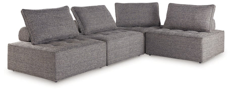 Bree Zee Brown 4-Piece Outdoor Sectional from Ashley - Luna Furniture