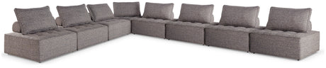 Bree Zee Brown 8-Piece Outdoor Modular Seating from Ashley - Luna Furniture