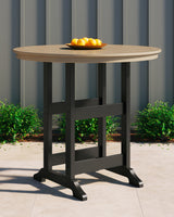 Fairen Trail Black/Driftwood Bar Table from Ashley Furniture - Luna Furniture