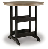 Fairen Trail Black/Driftwood Bar Table from Ashley Furniture - Luna Furniture
