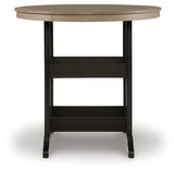 Fairen Trail Black/Driftwood Bar Table from Ashley Furniture - Luna Furniture