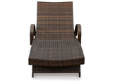 Kantana Brown Chaise Lounge from Ashley Furniture - Luna Furniture