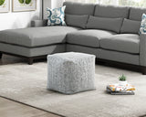 Easley Multi-Color Square Jacquard Pouf from Homelegance - Luna Furniture
