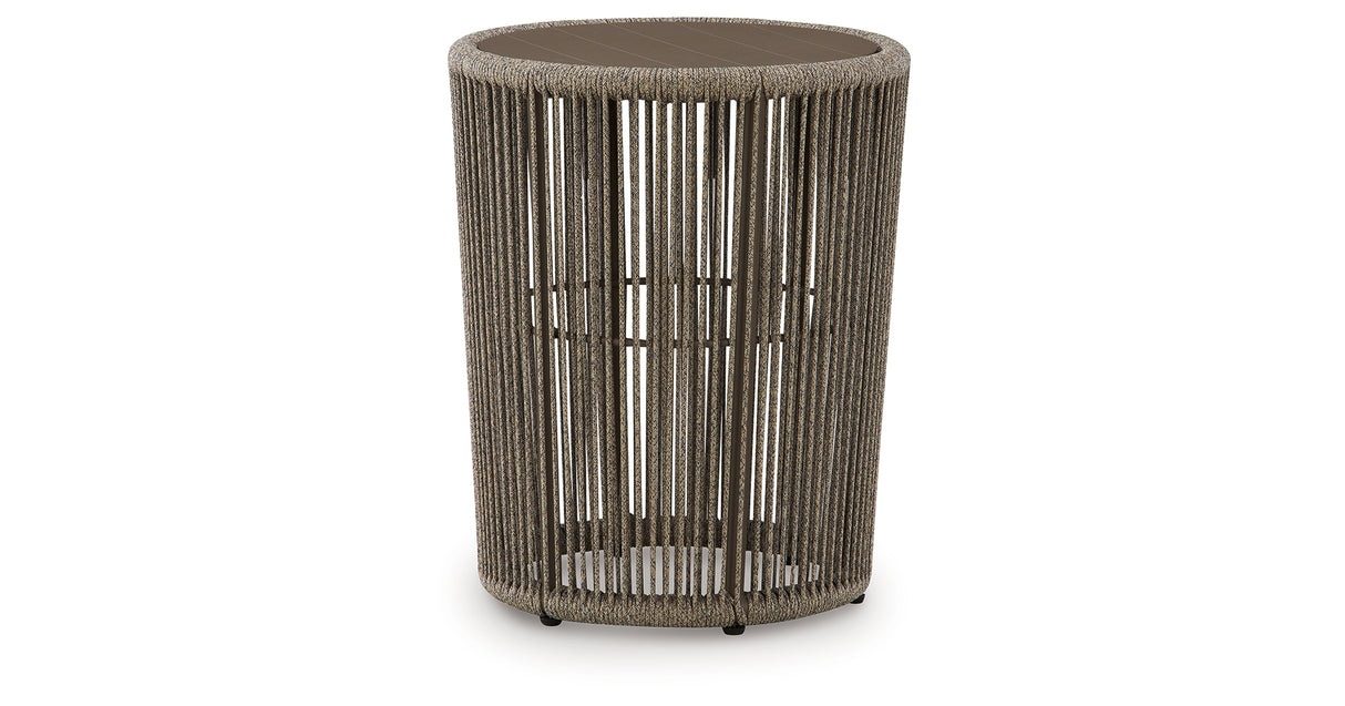 Majors Beach Beige Outdoor Table and 2 Chairs from Ashley - Luna Furniture