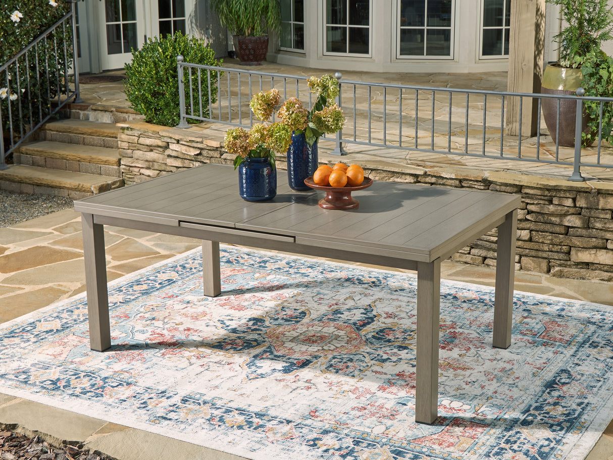 Beach Front Beige Outdoor Dining Table from Ashley - Luna Furniture