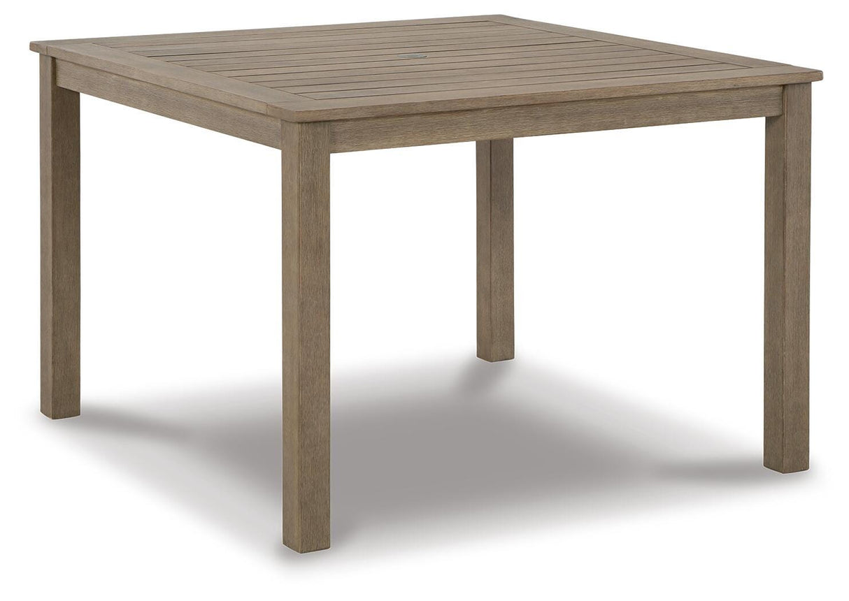 Aria Plains Brown Outdoor Dining Table from Ashley Furniture - Luna Furniture