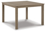 Aria Plains Brown Outdoor Dining Table from Ashley Furniture - Luna Furniture