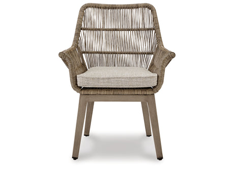 Beach Front Beige Arm Chair with Cushion from Ashley Furniture - Luna Furniture
