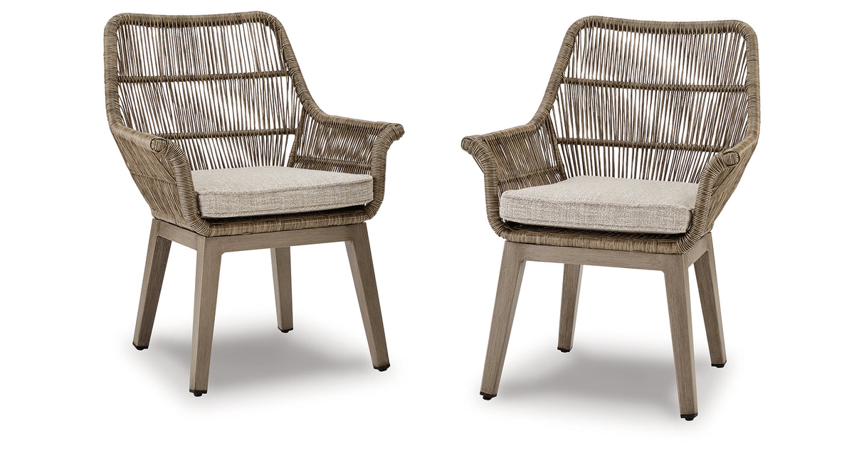 Beach Front Beige Arm Chair with Cushion from Ashley Furniture - Luna Furniture