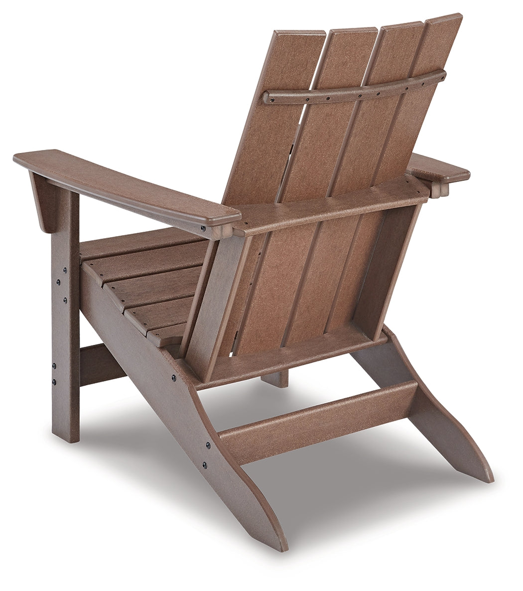 Emmeline Brown Adirondack Chair from Ashley - Luna Furniture