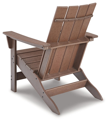 Emmeline Brown Adirondack Chair from Ashley - Luna Furniture