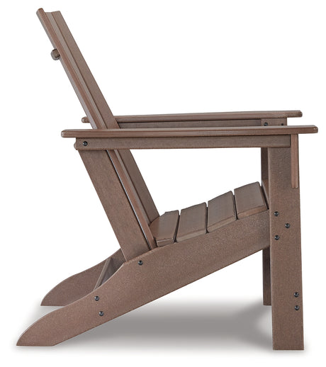 Emmeline Brown Adirondack Chair from Ashley - Luna Furniture