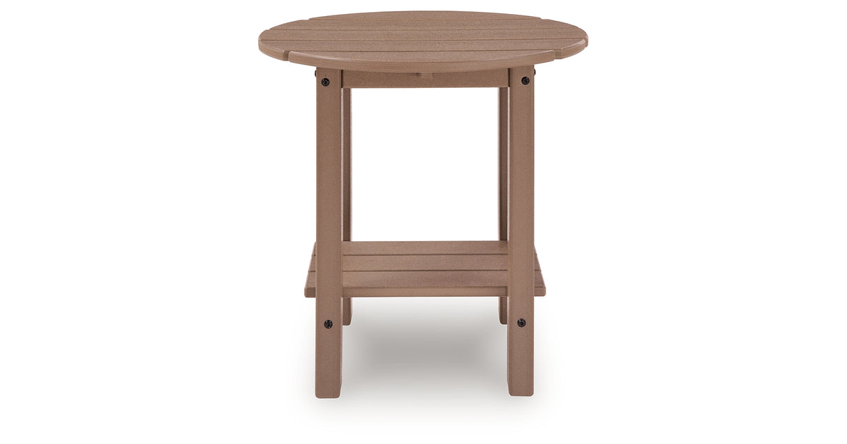 Grover Beach Driftwood Outdoor End Table from Ashley - Luna Furniture