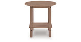Grover Beach Driftwood Outdoor End Table from Ashley - Luna Furniture