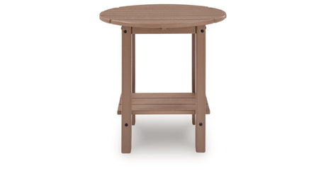 Grover Beach Driftwood Outdoor End Table from Ashley Furniture - Luna Furniture