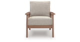 Grover Beach Driftwood Outdoor Lounge Chair with Cushion (Set of 2) from Ashley Furniture - Luna Furniture