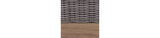 Harmony Headlands Natural/Gray Outdoor Sofa with Cushion from Ashley - Luna Furniture