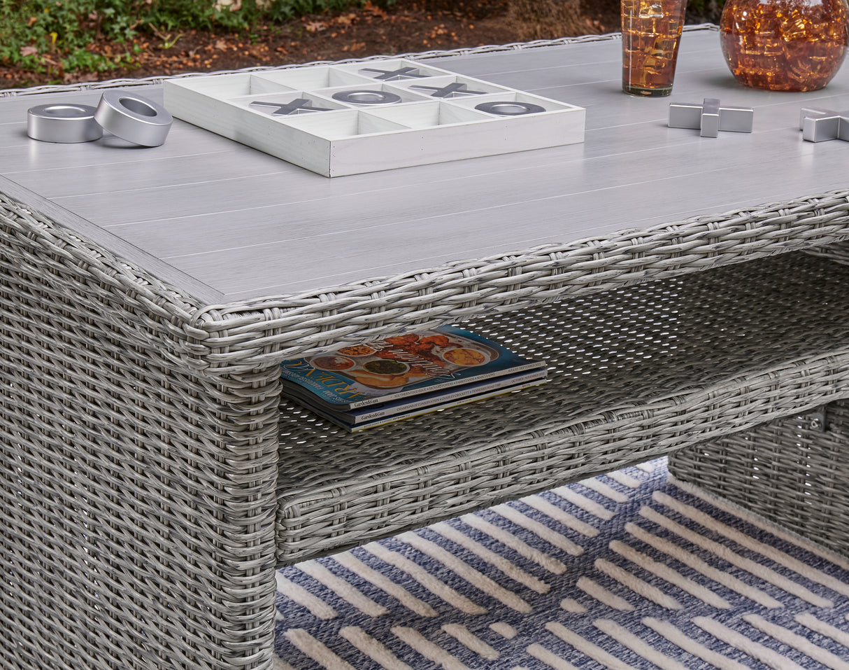 NAPLES BEACH Light Gray Outdoor Multi-use Table from Ashley Furniture - Luna Furniture