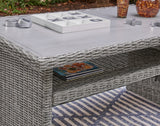 NAPLES BEACH Light Gray Outdoor Multi-use Table from Ashley Furniture - Luna Furniture