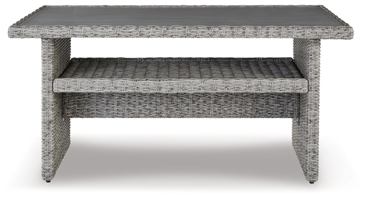 NAPLES BEACH Light Gray Outdoor Multi-use Table from Ashley Furniture - Luna Furniture