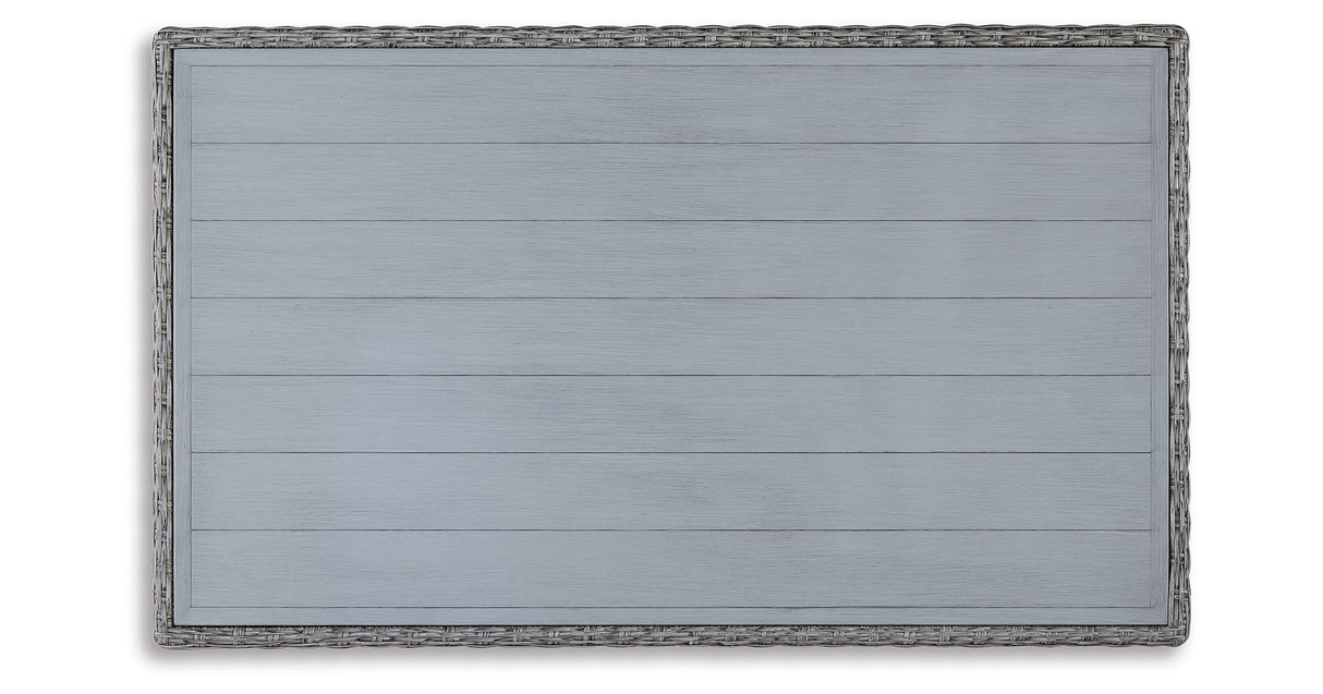 NAPLES BEACH Light Gray Outdoor Multi-use Table from Ashley Furniture - Luna Furniture
