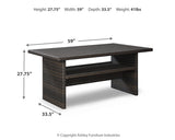 Easy Isle Dark Brown/Beige Multi-Use Table from Ashley Furniture - Luna Furniture