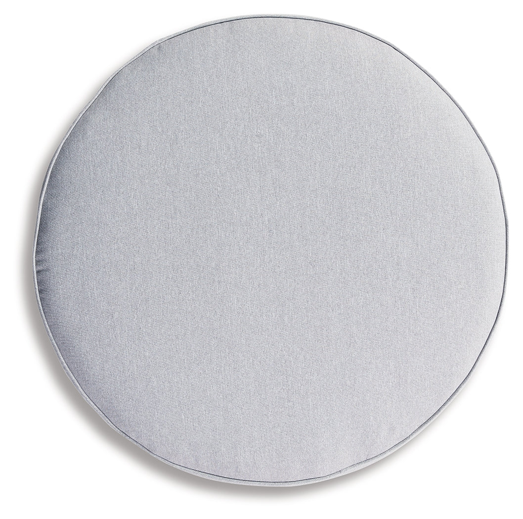 Harbor Court Gray Ottoman with Cushion from Ashley - Luna Furniture