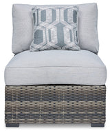 Harbor Court Gray Armless Chair with Cushion from Ashley - Luna Furniture