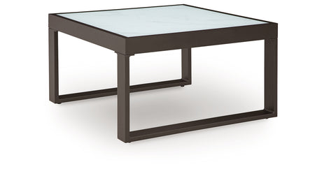 Beachloft Black/Gray Outdoor Coffee Table from Ashley - Luna Furniture