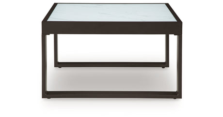 Beachloft Black/Gray Outdoor Coffee Table from Ashley - Luna Furniture