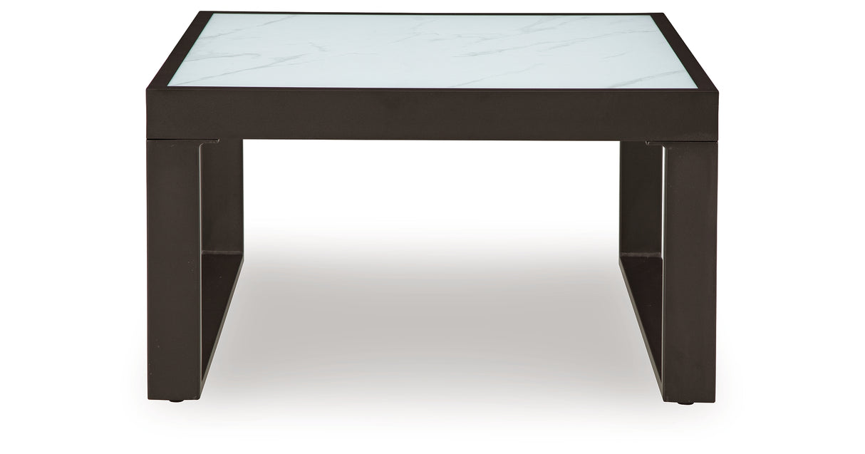 Beachloft Black/Gray Outdoor Coffee Table from Ashley - Luna Furniture