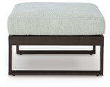 Beachloft 5-Piece Outdoor Sectional with Ottoman in Black/Gray from Ashley - Luna Furniture